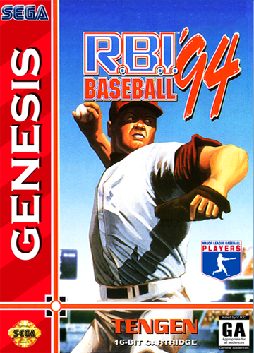 RBI Baseball 94 - Sega Genesis Game