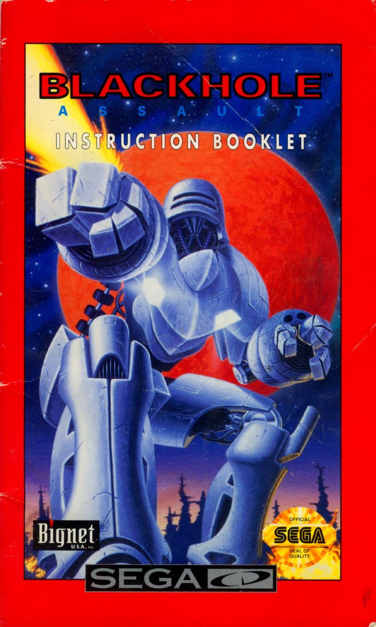 Black Hole Assault - Sega CD Game