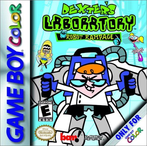 Dexter's Laboratory Robot Rampage - Gameboy Color Game