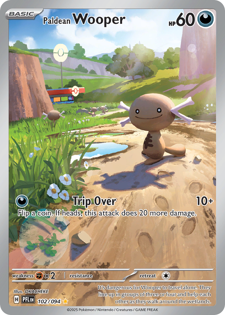 Paldean Wooper (102/94) - Phantasmal Flames