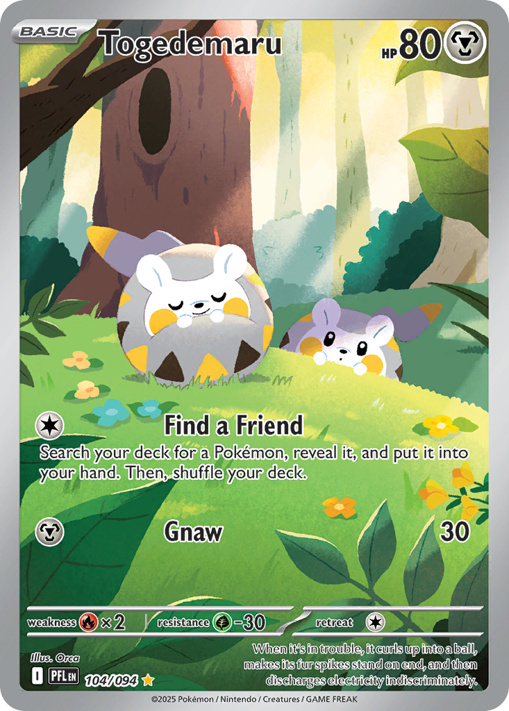 Togedemaru (104/94) - Phantasmal Flames