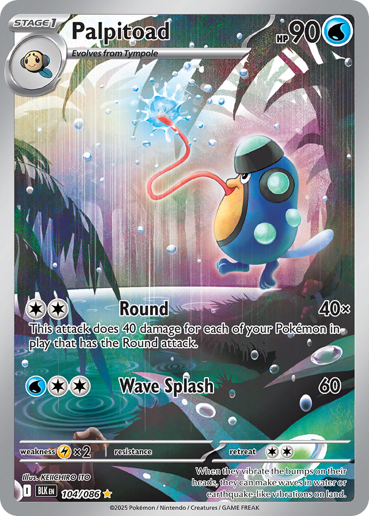 Palpitoad (104/86) - Black Bolt
