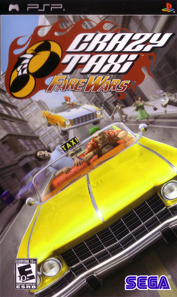 Crazy Taxi Fare Wars - PSP Game