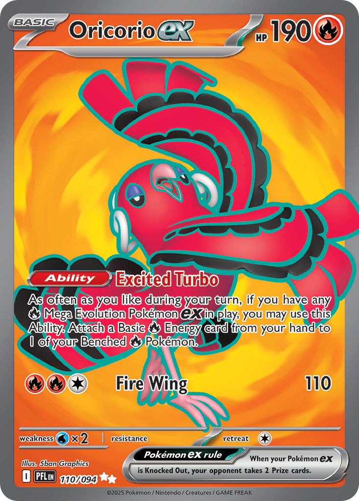 Oricorio ex (110/94) - Phantasmal Flames