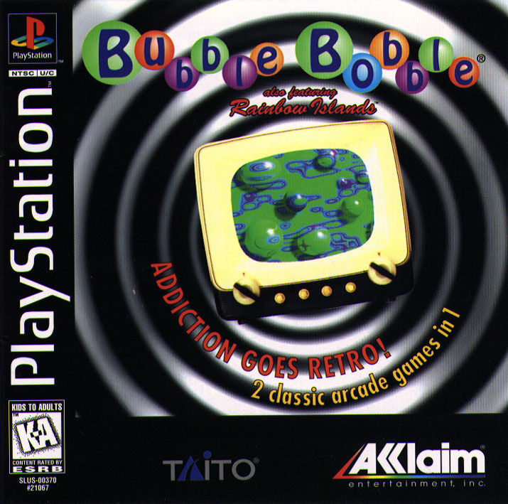 Bubble Bobble Featuring Rainbow Islands - PS1 Game