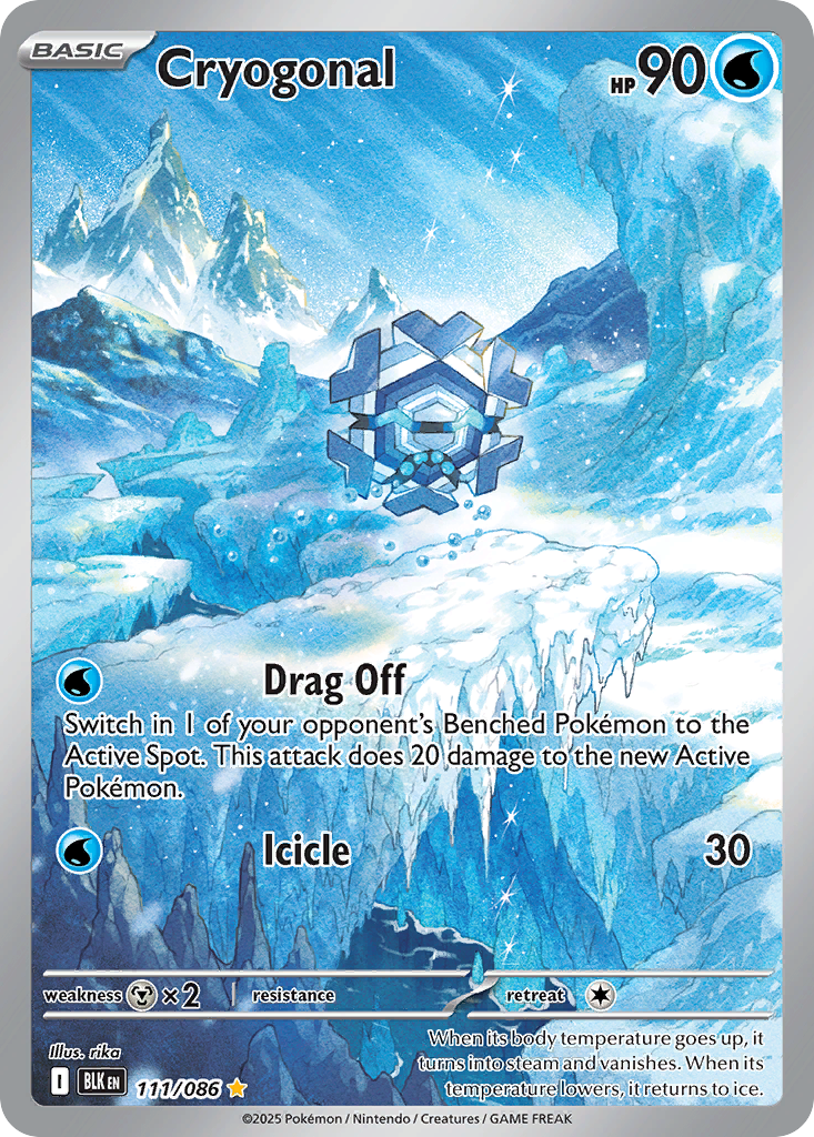 Cryogonal (111/86) - Black Bolt