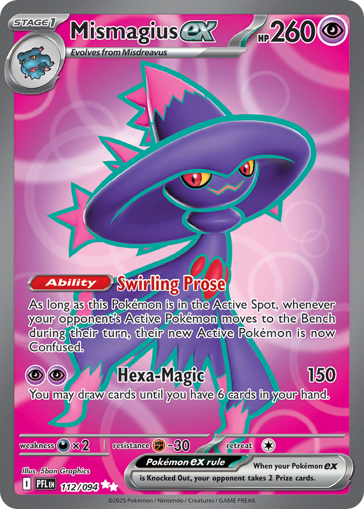 Mismagius ex (112/94) - Phantasmal Flames
