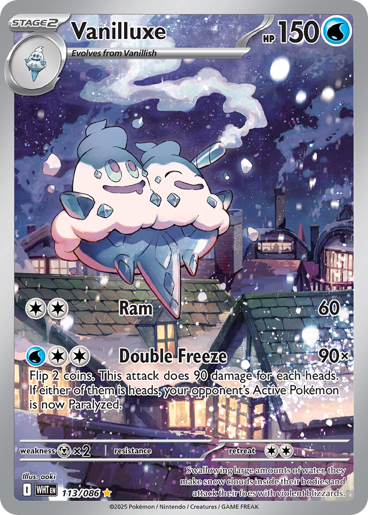 Vanilluxe (113/86) - White Flare