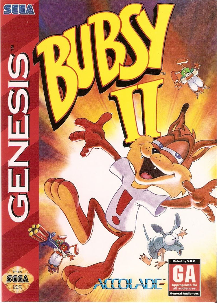Bubsy II - Sega Genesis Game
