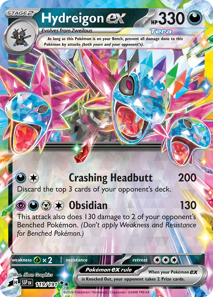 Hydreigon ex (119/191) - Surging Sparks