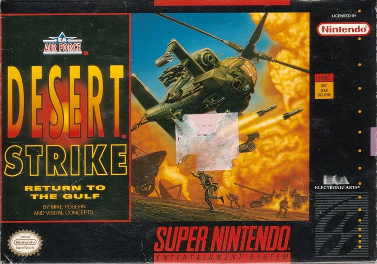 Desert Strike Return to the Gulf - SNES Game