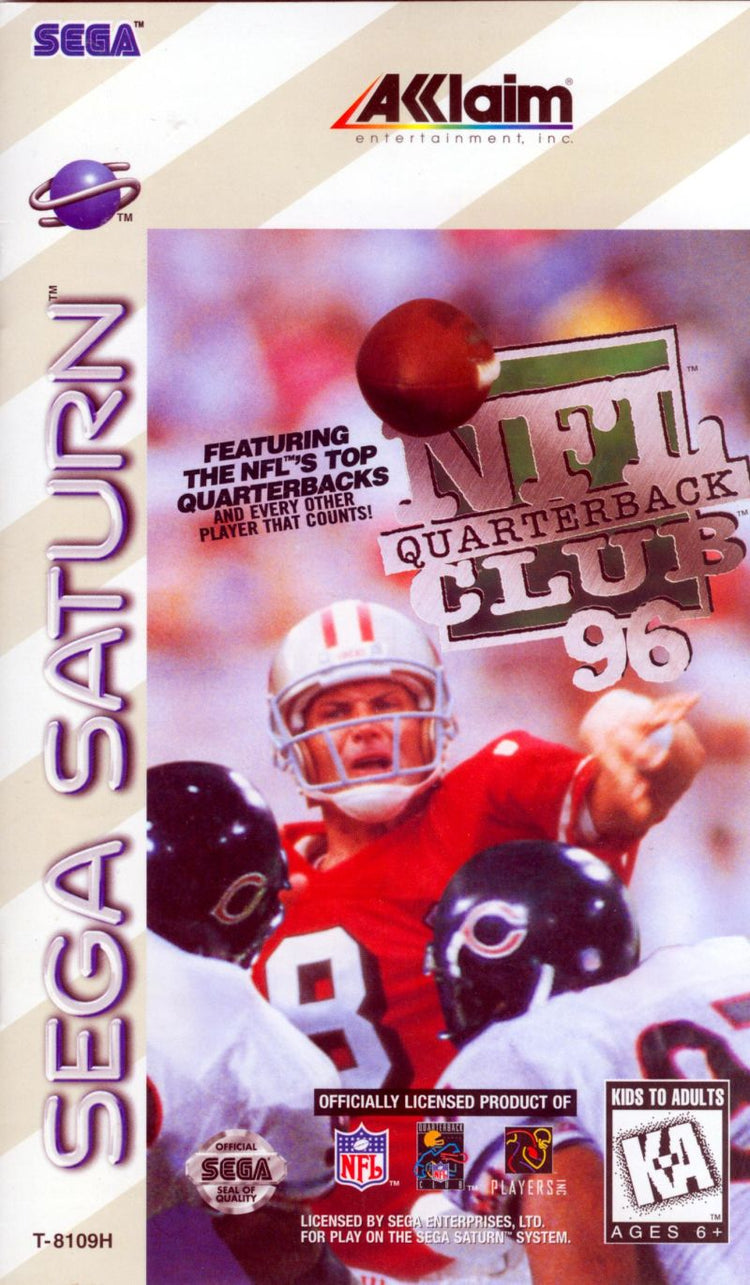 NFL Quarterback Club 96 - Sega Saturn Game