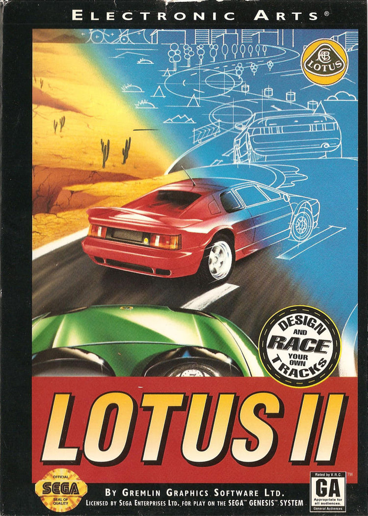 Lotus II - Sega Genesis Game