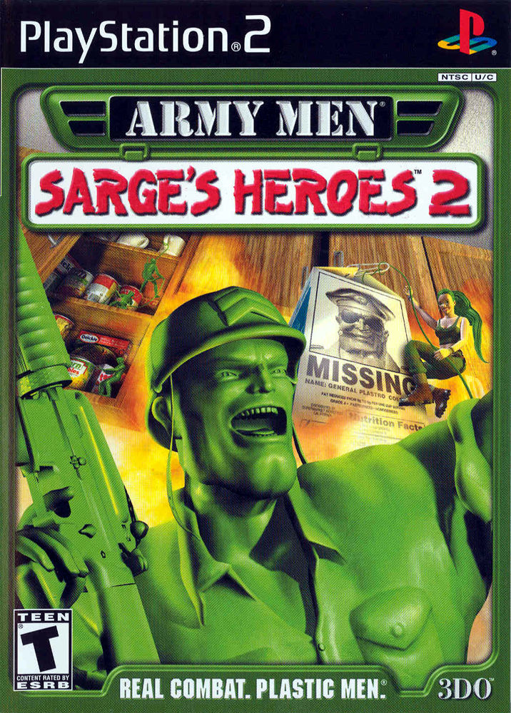 Army Men Sarge's Heroes 2 - PS2 Game