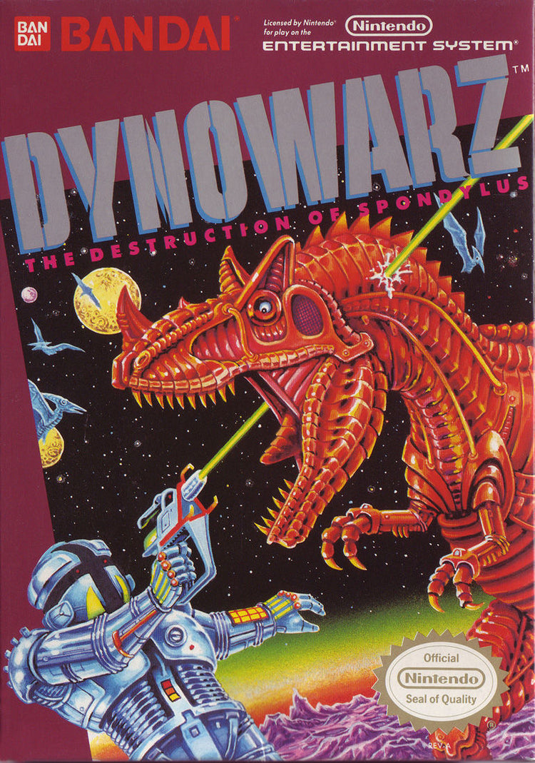 Dynowarz The Destruction of Spondylus - NES Game