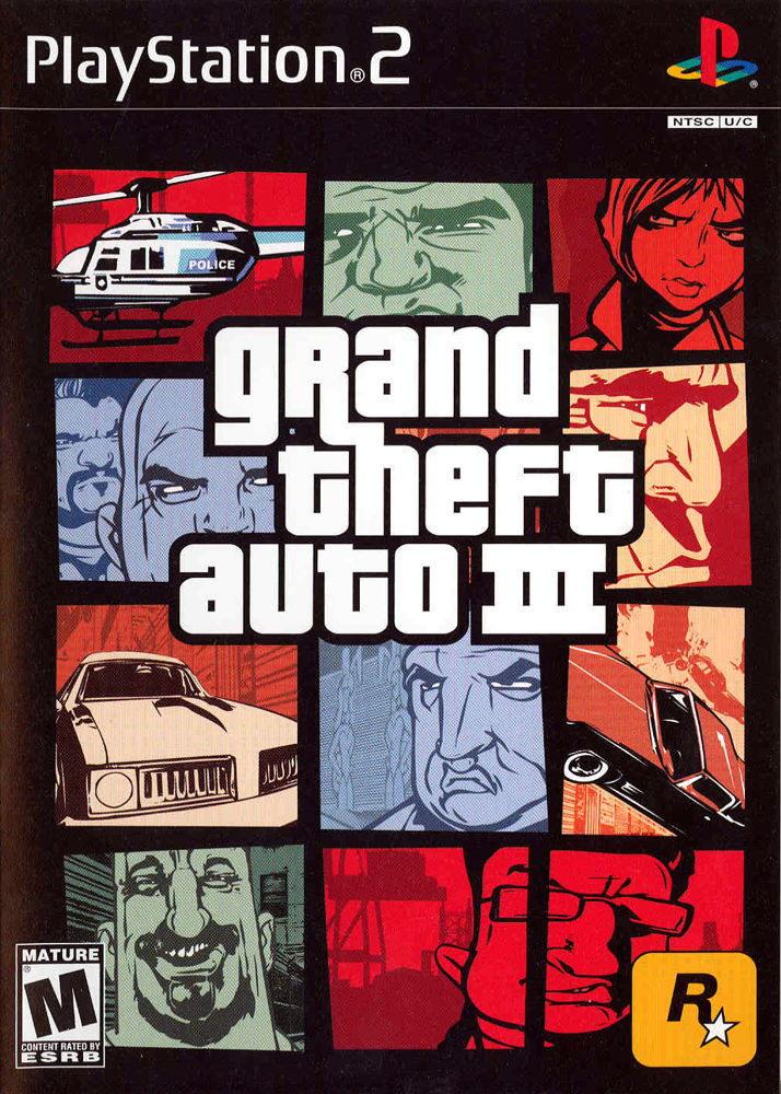Grand Theft Auto III - PS2 Game