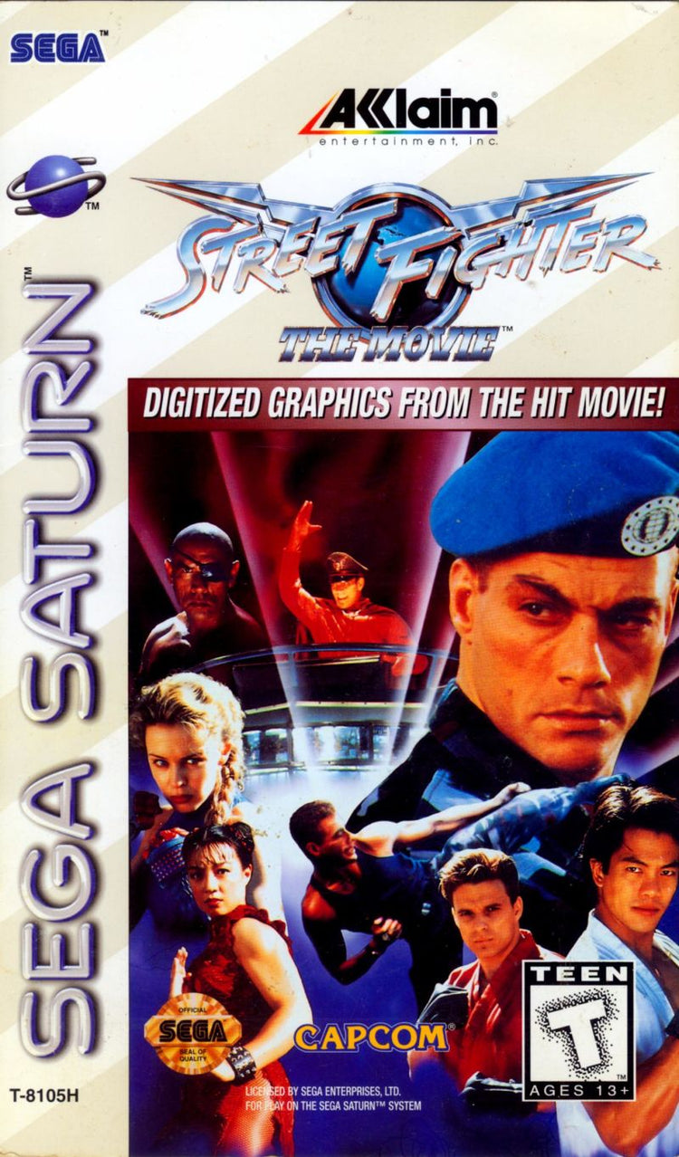 Street Fighter The Movie - Sega Saturn Game