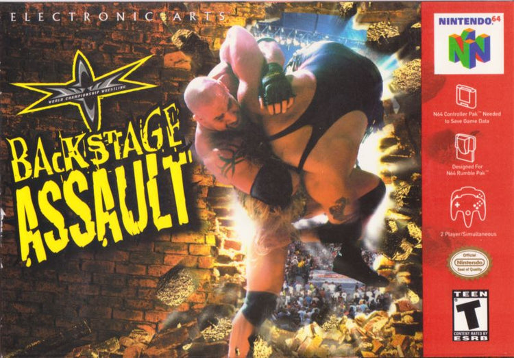 WCW Backstage Assault - Nintendo 64 Game