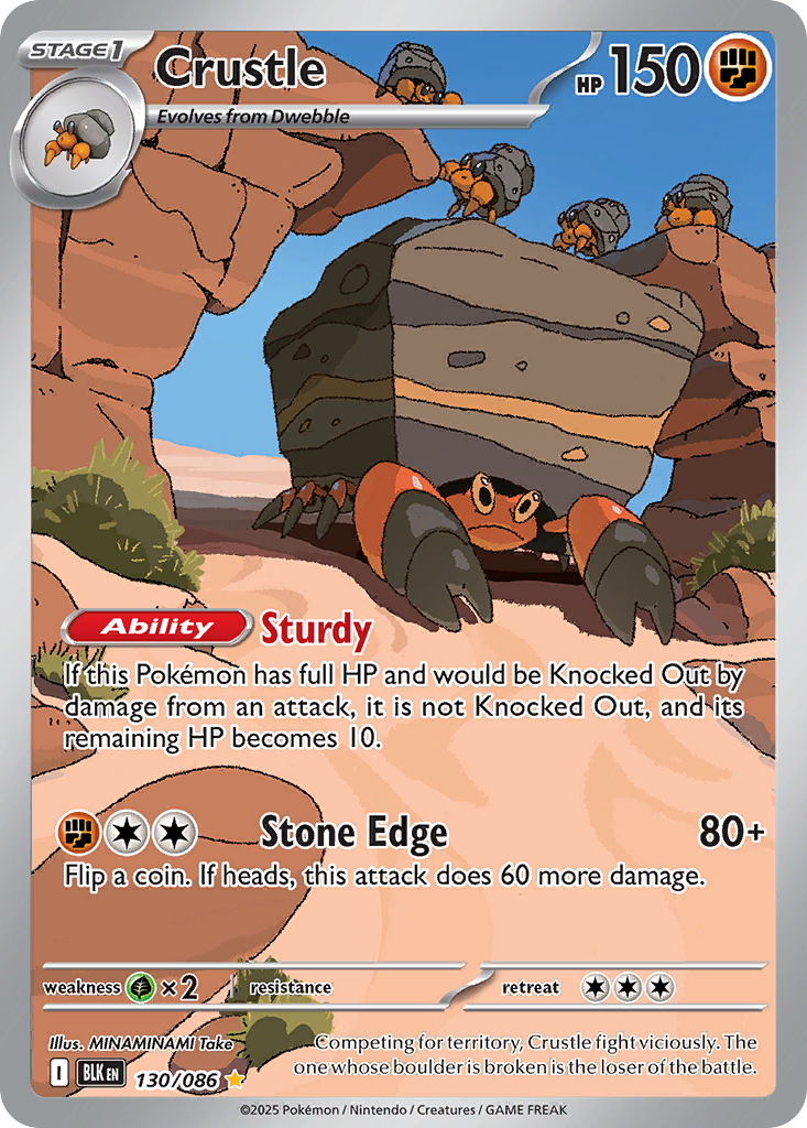 Crustle (130/86) - Black Bolt