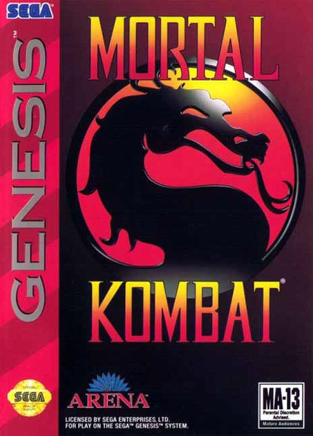 Mortal Kombat - Sega Genesis Game
