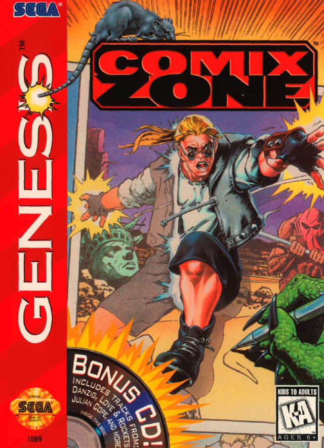 Comix Zone - Sega Genesis Game