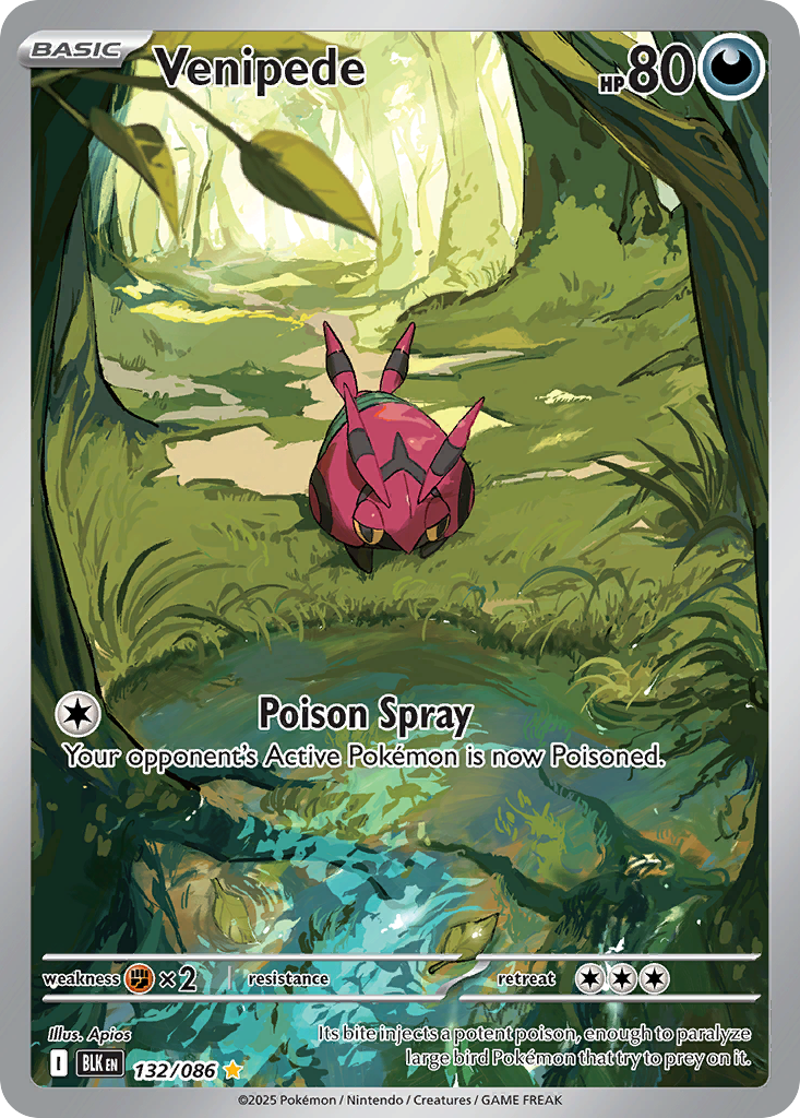 Venipede (132/86) - Black Bolt