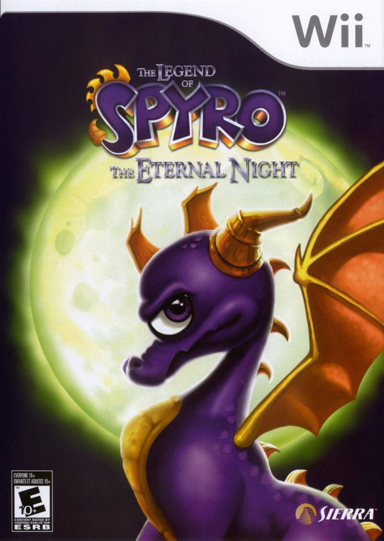 Legend of Spyro The Eternal Night - Wii Game