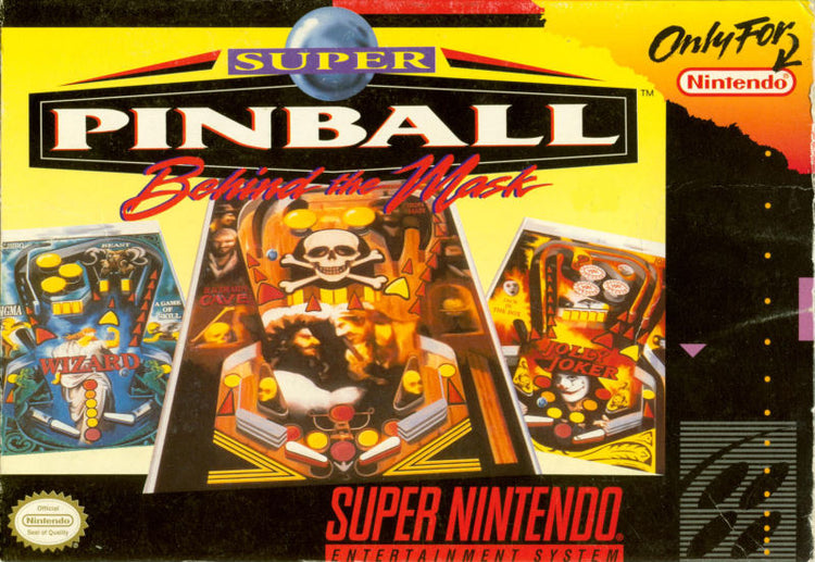 Super Pinball Behind the Mask - SNES Game