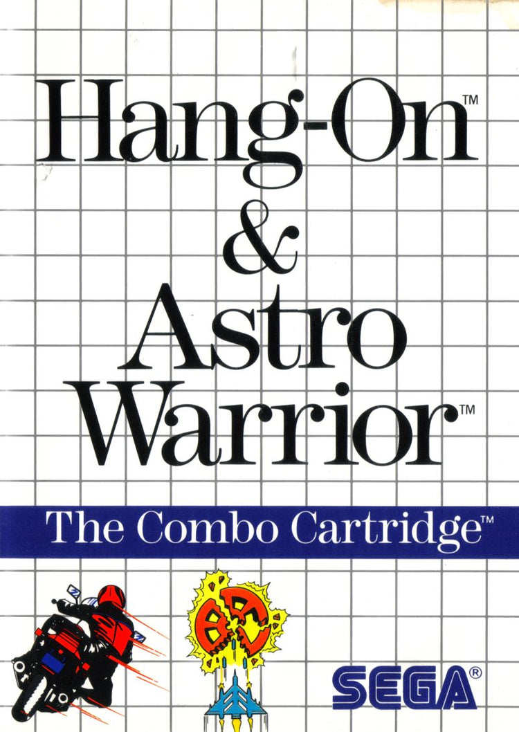 Hang-On and Astro Warrior - Sega Master System Game