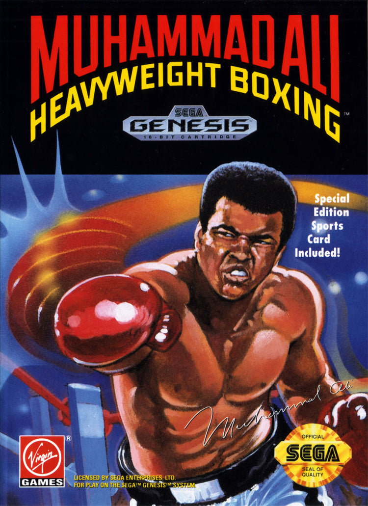 Muhammad Ali Heavyweight Boxing - Sega Genesis Game