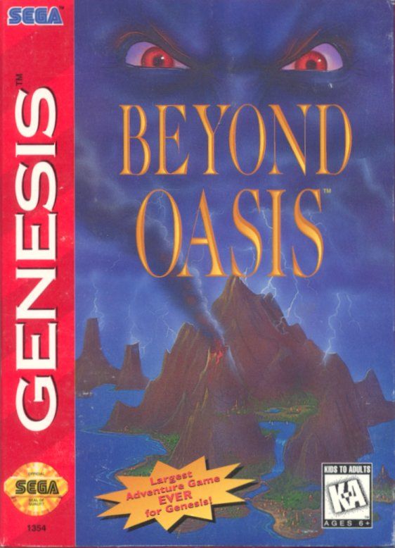 Beyond Oasis - Sega Genesis Game