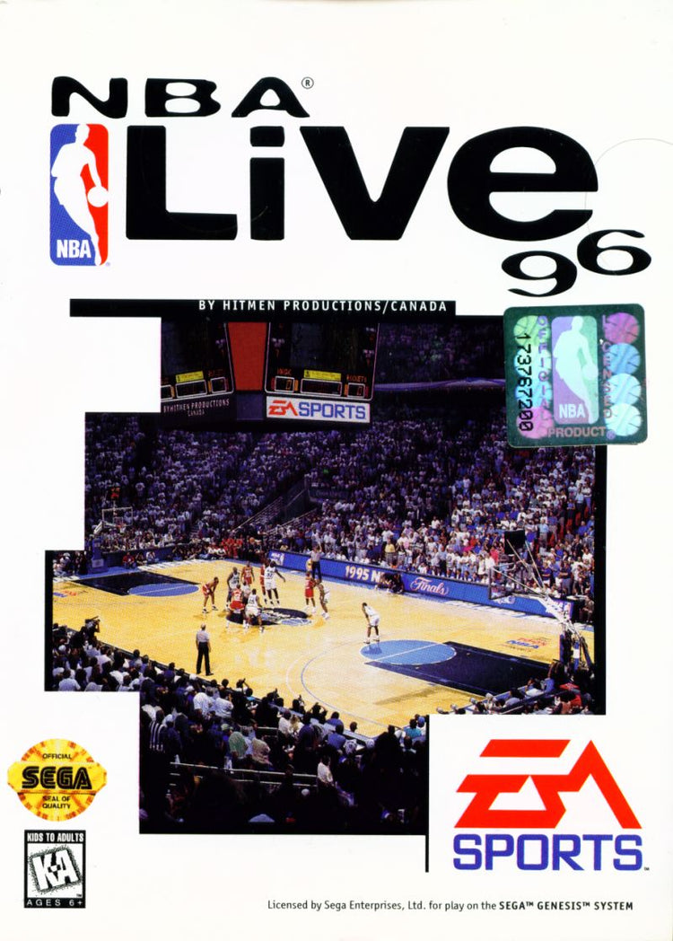 NBA Live 96 - Sega Genesis Game