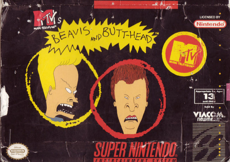 Beavis and Butthead - SNES Game