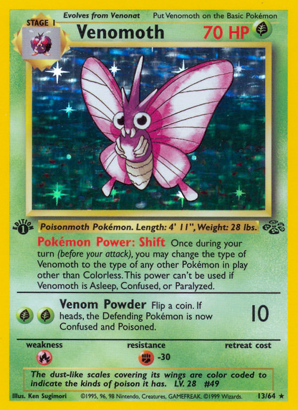 Venomoth (13/64) - Jungle