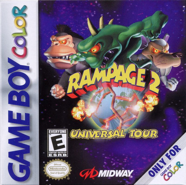Rampage World Tour - Gameboy Color Game