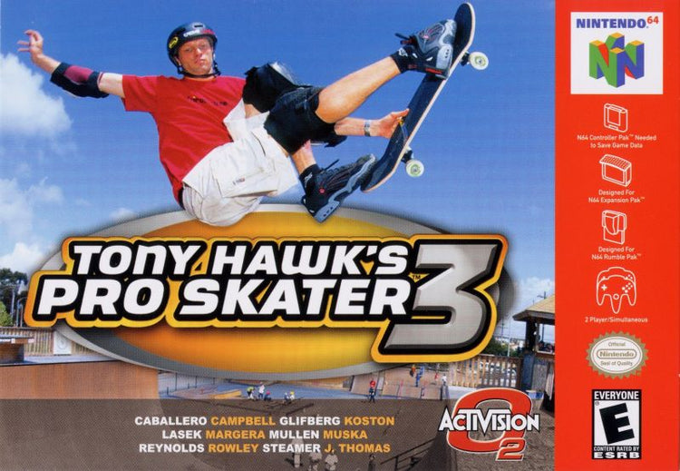 Tony Hawk 3 - Nintendo 64 Game