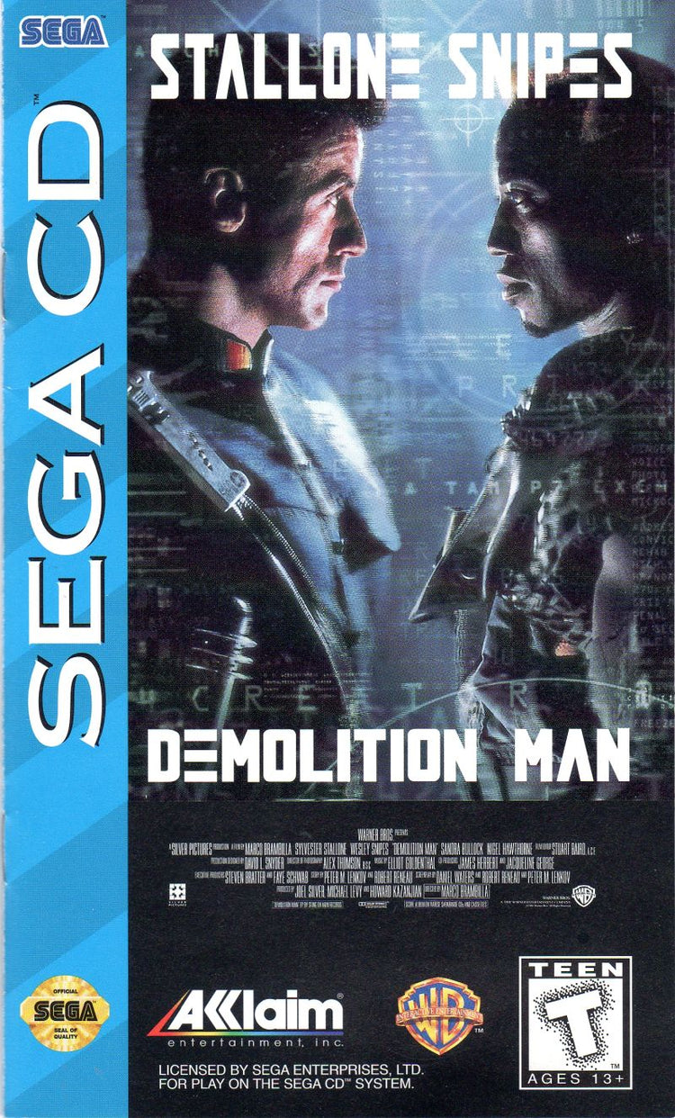Demolition Man - Sega CD Game