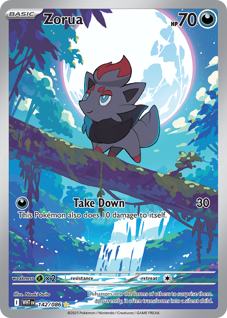 Zorua (142/86) - White Flare