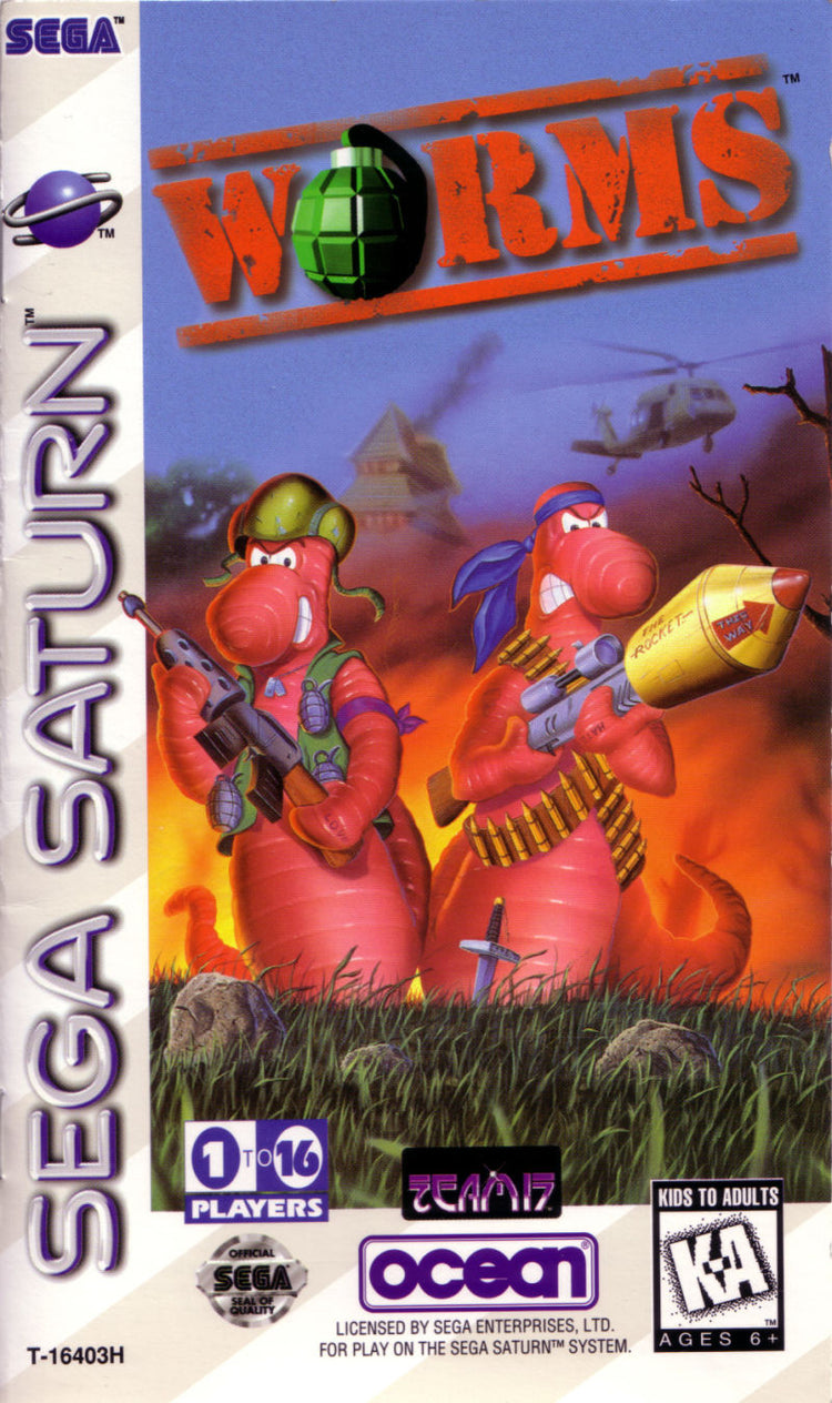 Worms - Sega Saturn Game