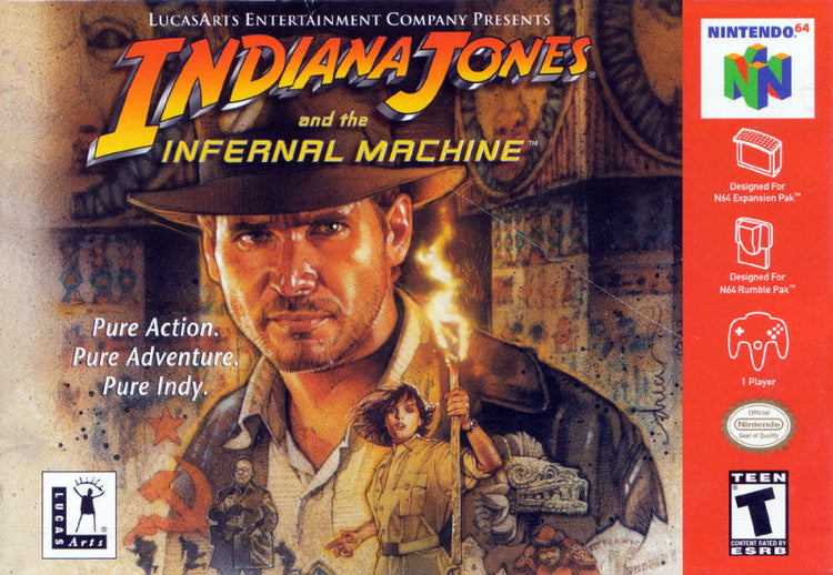 Indiana Jones Infernal Machine - Nintendo 64 Game