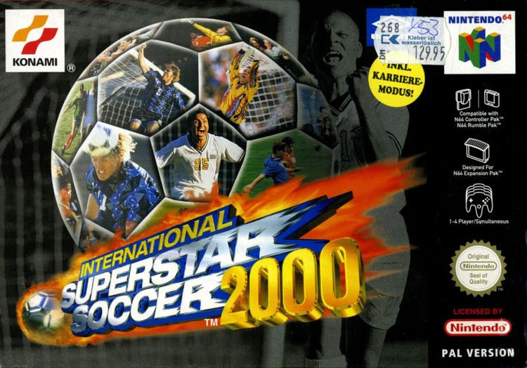 International Superstar Soccer 2000 - Nintendo 64 Game