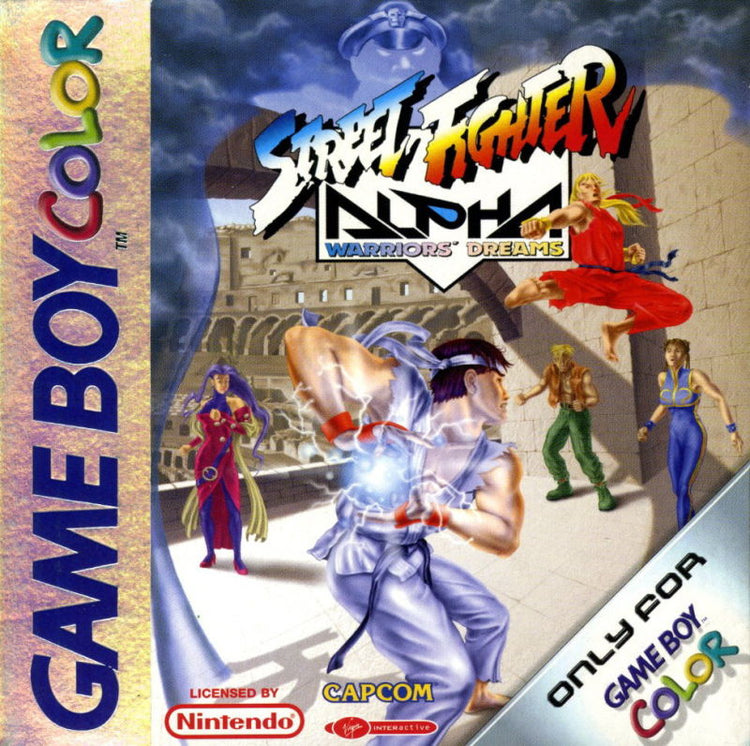 Street Fighter Alpha Warriors' Dreams - Gameboy Color Game