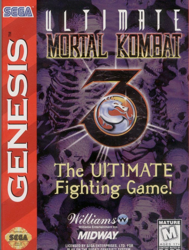 Ultimate Mortal Kombat 3 - Sega Genesis Game
