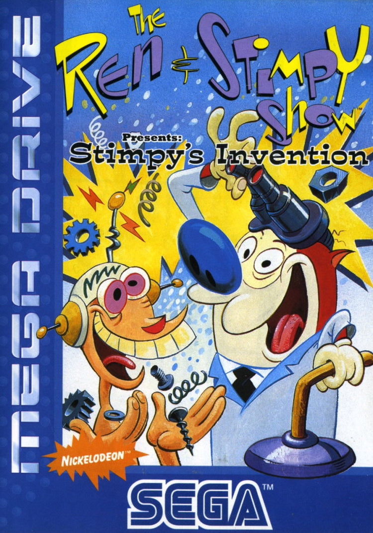The Ren and Stimpy Show Stimpy's Invention - Sega Genesis Game