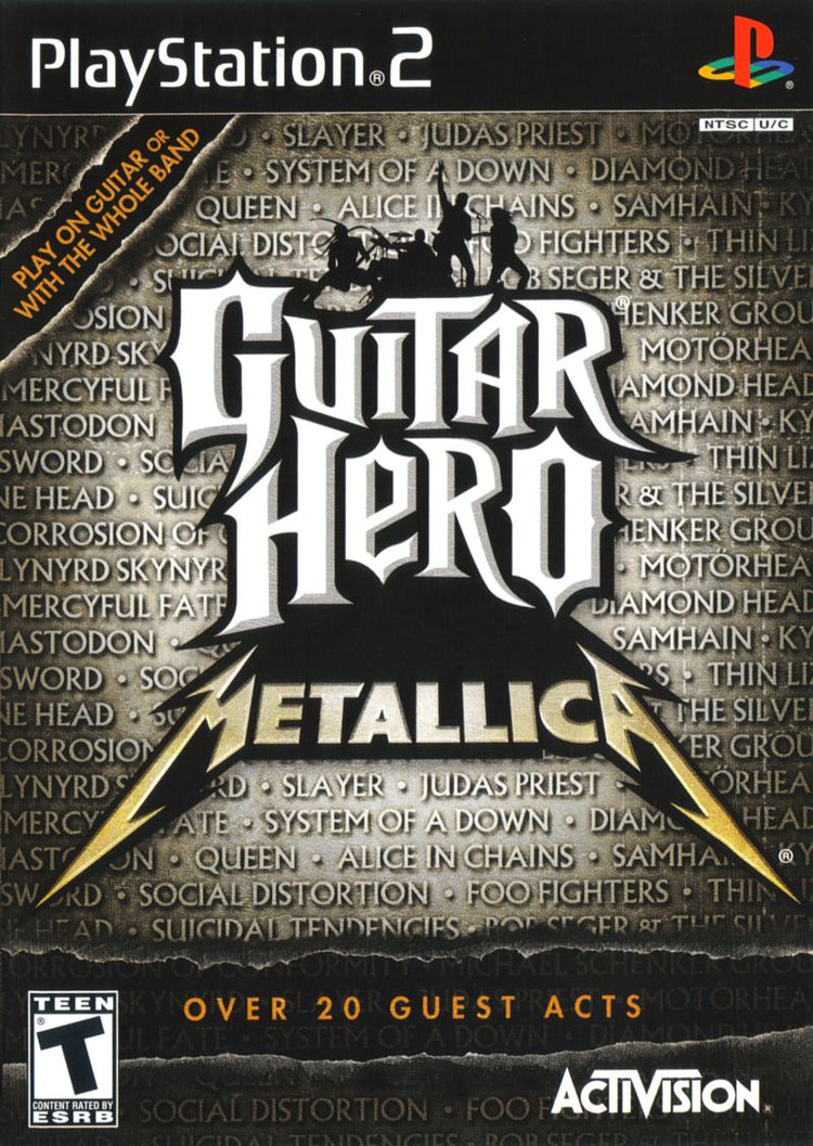 Guitar Hero: Metallica - PS2 Game