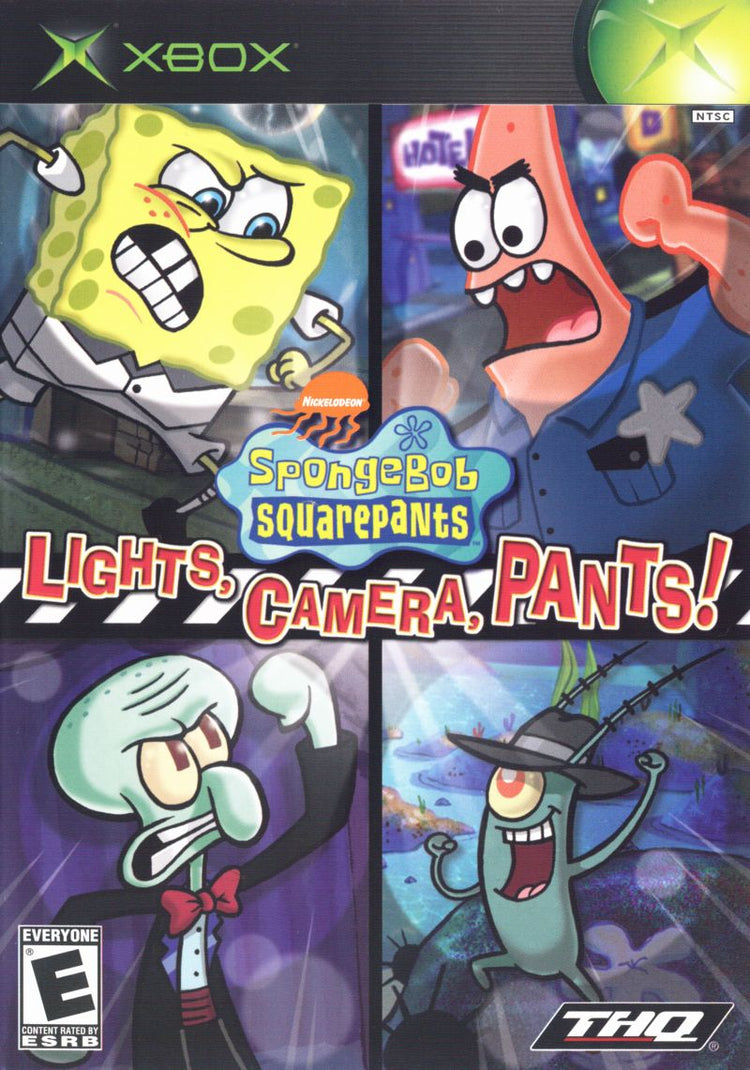 SpongeBob SquarePants Lights Camera Pants - Gamecube Game