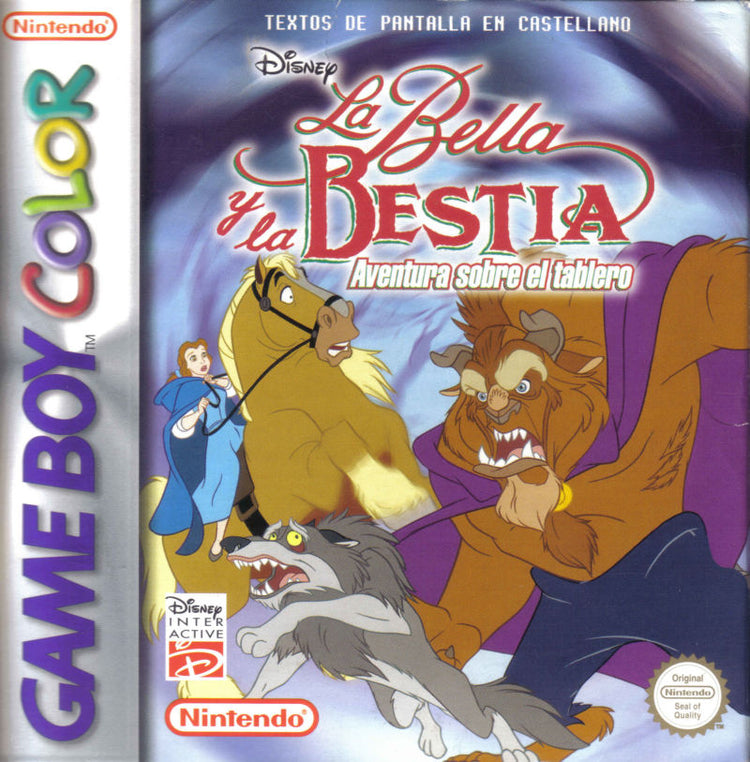 Beauty and the Beast A Board Game Adventure - Gameboy Color Game