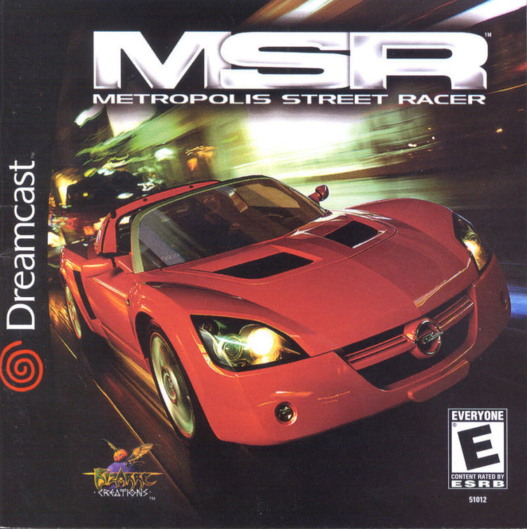 Metropolis Street Racer - Sega Dreamcast Game