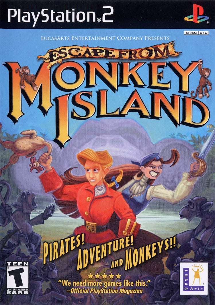 Escape from Monkey Island - PS2 Game