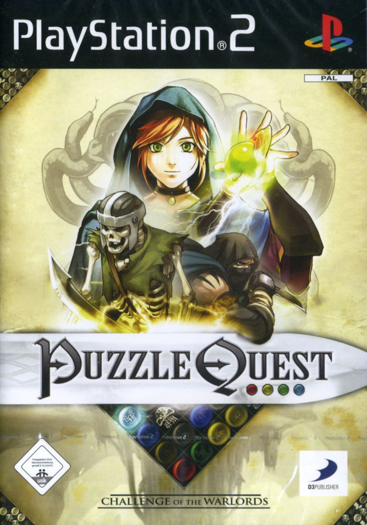 Puzzle Quest Challenge of the Warlords - PS2 Game